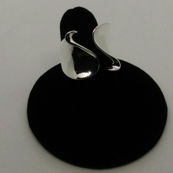 * 2/$15 * NIP STAMPED 925 STERLING SILVER ADJ RING - Picture 4 of 8